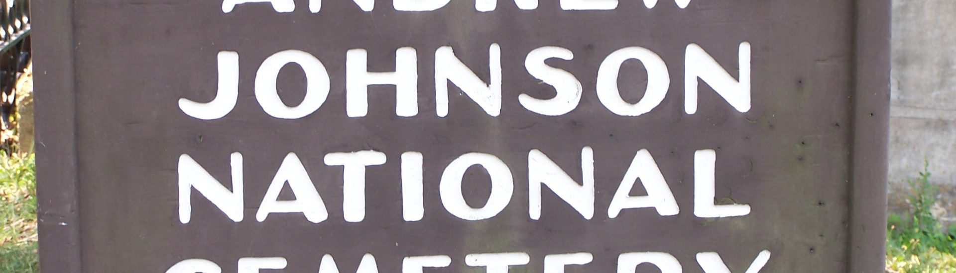 johnson cemetery sign